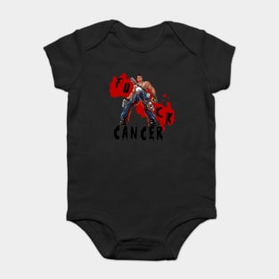 f*ck Cancer no back ground Baby Bodysuit